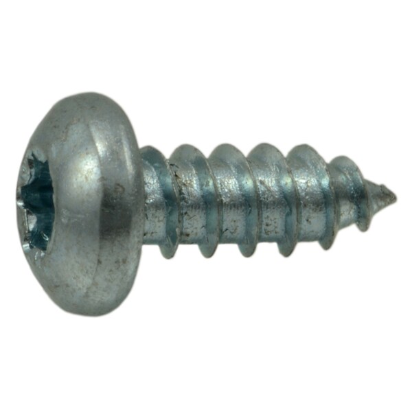 Midwest Fastener Sheet Metal Screw, #6 x 3/8 in, Zinc Plated Steel Pan Head Torx Drive, 35 PK 37053 - main